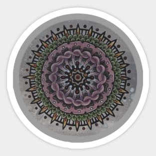 Cell Growth Mandala T-shirt Sticker